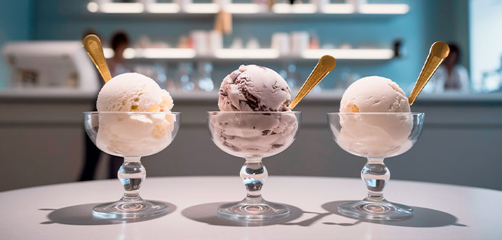 Cristalería para helados