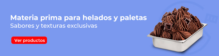 Invitación a contactar para compra de materia prima para helados y paletas