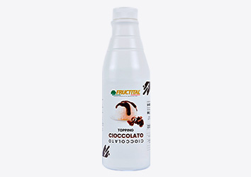 Fructital Cioccolato para postres y helados en botella de 1kg