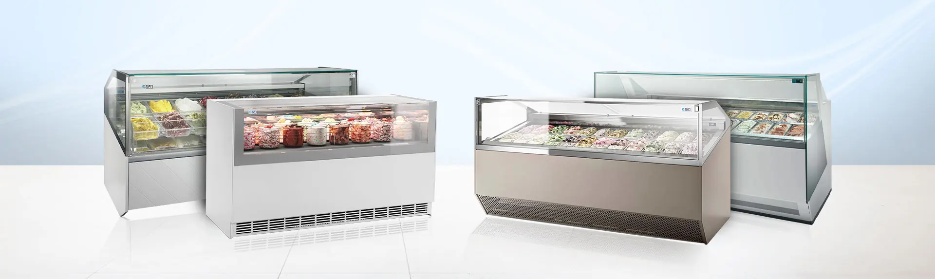 4 Vitrinas para exhibir helados como portada del artículo ¿Cuál es el precio de las Vitrinas para Helados?